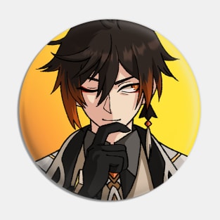 Zhongli Genshin Impact FANART Pin