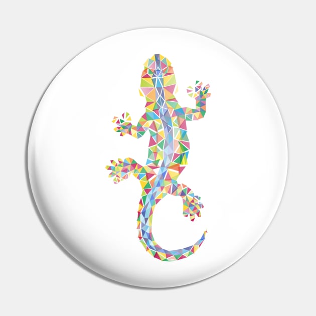 Barcelona City Lizard Pin by XOOXOO