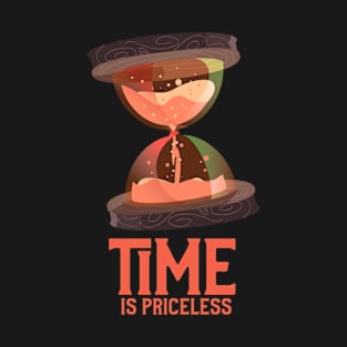 Time is Priceless- Hourglass art T-Shirt