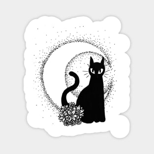 Black Cat 18 Magnet