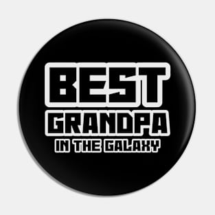 Best Grandpa Art Pin