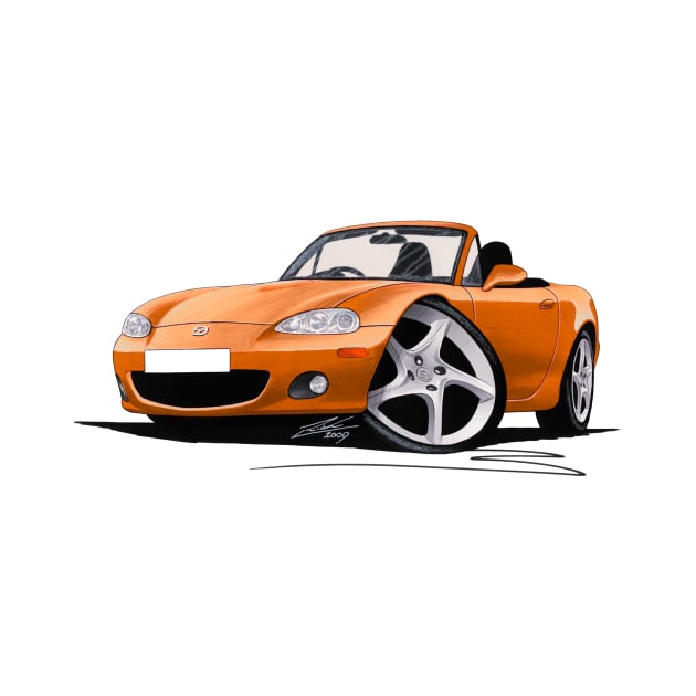 Mazda MX5 (Mk2) Gold by y30man5