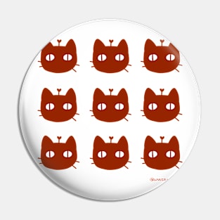 9 RED Kitty by Sunnie Meowtlu Pin