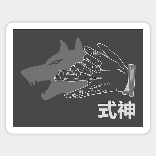 Megumi Fushiguro with a black wolf PNG Image