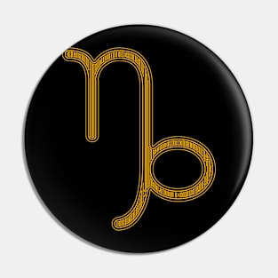 Capricorn Sign Pin