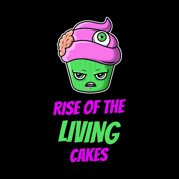 Halloween Cute Cupcake Zombie by SpookyHalloween