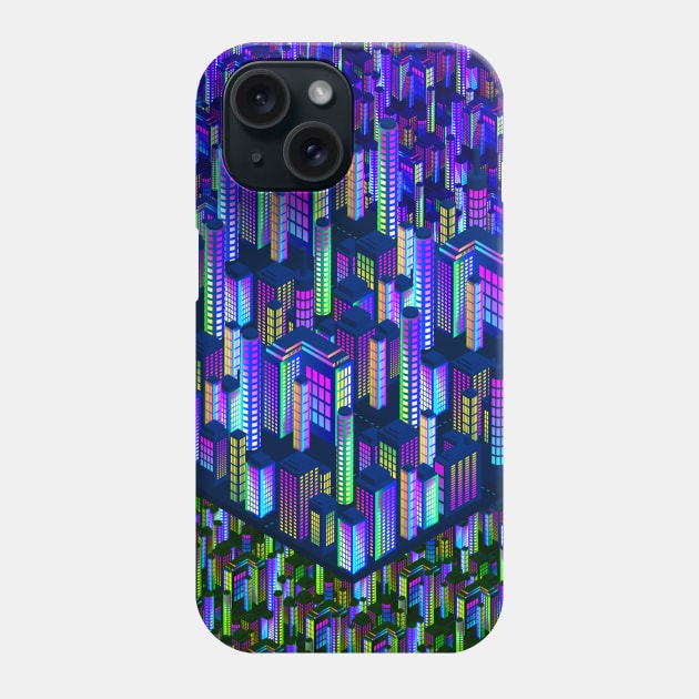 Dark Rainbow night city a mystery vibe for you. Phone Case by theartistmusician