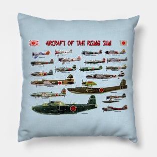 Aircraft of the Rising Sun Pillow