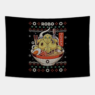 Robo Ramen Christmas Tapestry