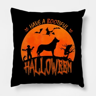 Halloween Siberian Husky Dog funny scary costume Pillow