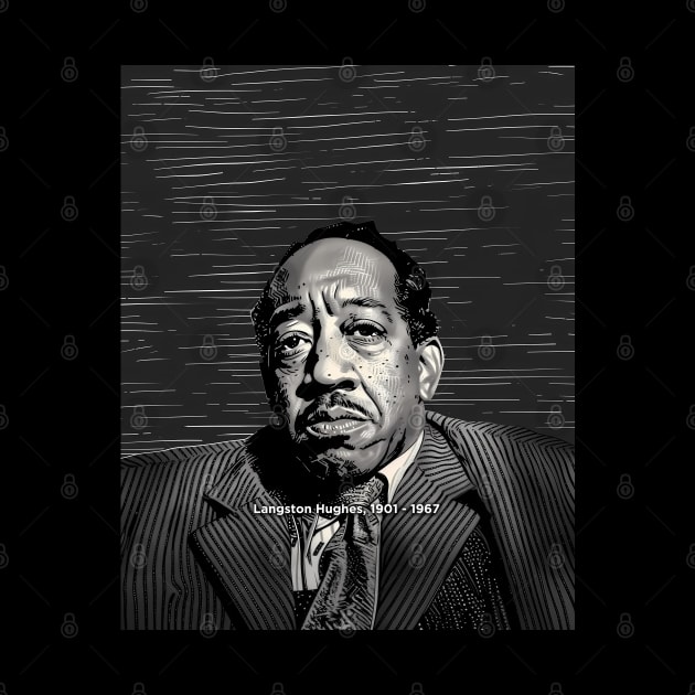Black History Month: Langston Hughes, Hold fast to dreams. For if dreams die, life is a broken-winged bird that cannot fly by Puff Sumo
