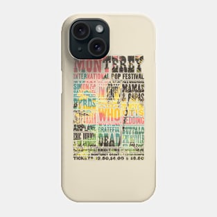 Monterey pop festival Phone Case