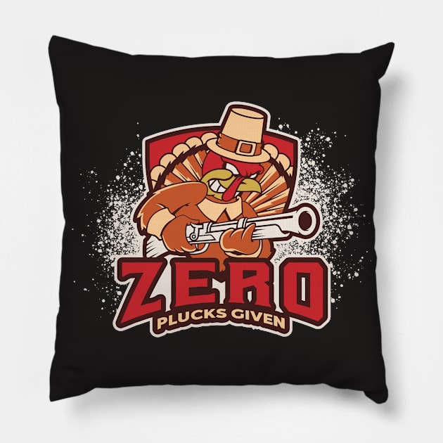 Zero Plucks Given Pillow by Etopix