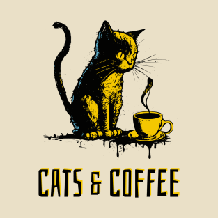 Cats & Coffee T-Shirt