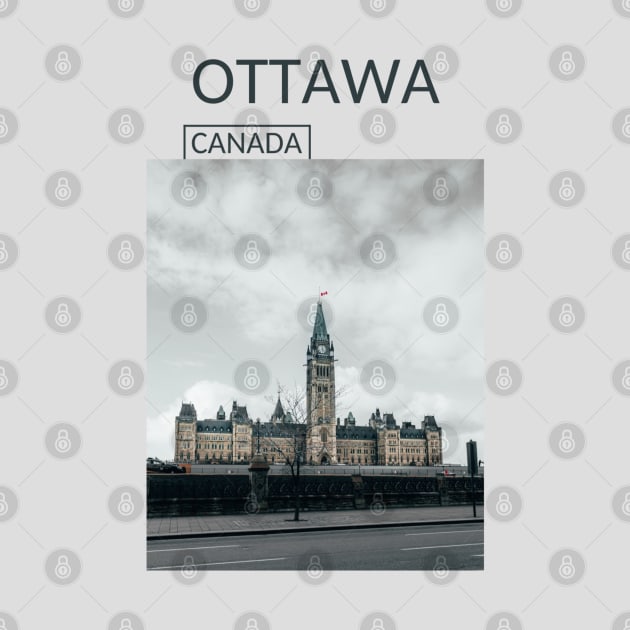 Ottawa Ontario Canada Parliament Hill Gift for Canadian Canada Day Present Souvenir T-shirt Hoodie Apparel Mug Notebook Tote Pillow Sticker Magnet by Mr. Travel Joy