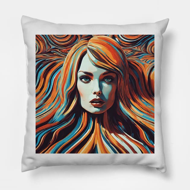 greed and fear Pillow by yzbn_king