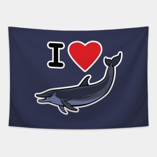 I Love Rough-Toothed Dolphins Tapestry