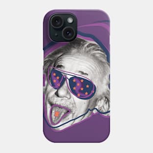 Albert Einstein • Am I or are the others crazy? v3 Phone Case