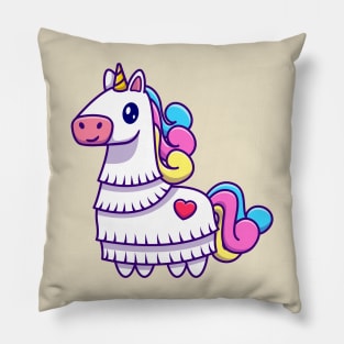 Cute Unicorn Pinata Pillow