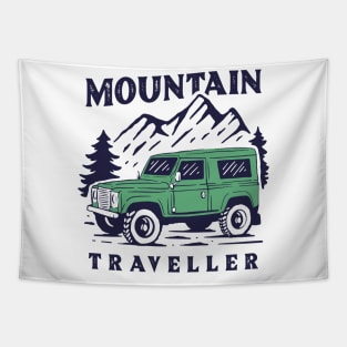 Mountain traveller Tapestry