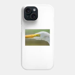 Up close with the Great Egret Phone Case