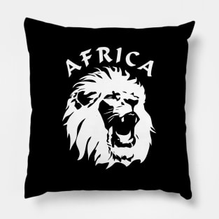 Roaring Lion Face | Africa Pillow