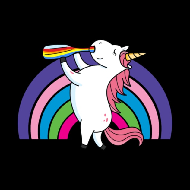 Drunken Unicorn Rainbow- by Nulian Sanchez