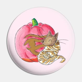 Egyptian Pink Pumpkin Pin