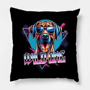 Wild One Rhodesian Ridgeback Pillow