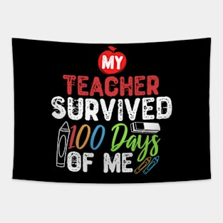 My Teacher Survived 100 Days Of Me Tapestry