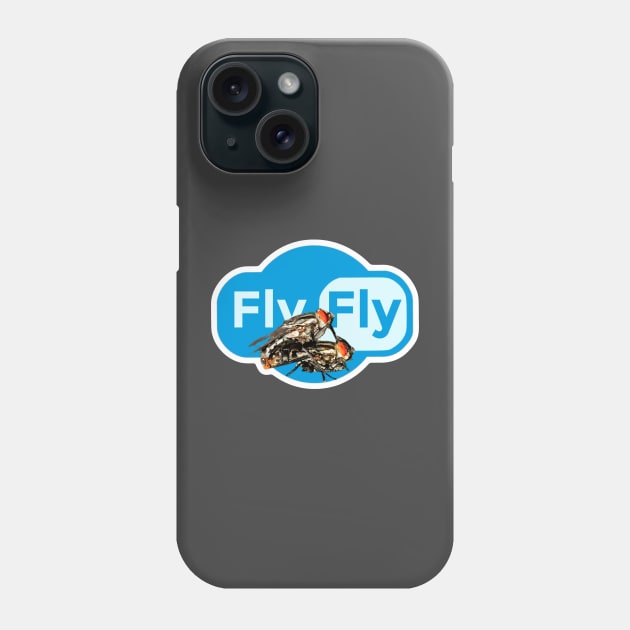 Fly Fly (fly on fly) Phone Case by bobdijkers