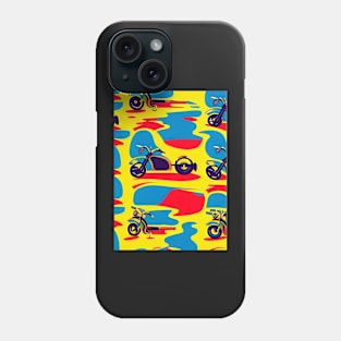 RETRO MOTORCYCLES WALLPAPER Phone Case