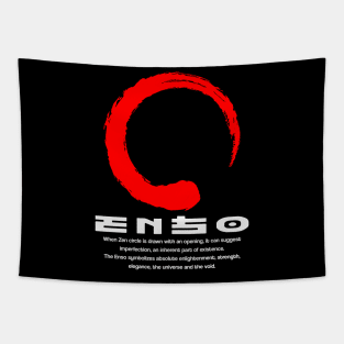 Enso meaning Japanese kanji words character symbol 178 Tapestry