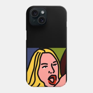 Woman Yelling at Cat Meme Detail Square Phone Case