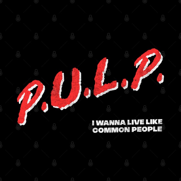 Pulp // 90s Music Fan Original Design by DankFutura