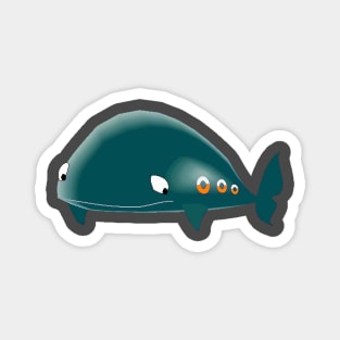 Sad Whale Magnet