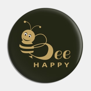 Bee Happy Pin