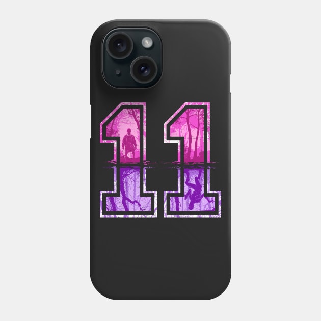 Strange Number 11 (pink-purple) Phone Case by djkopet