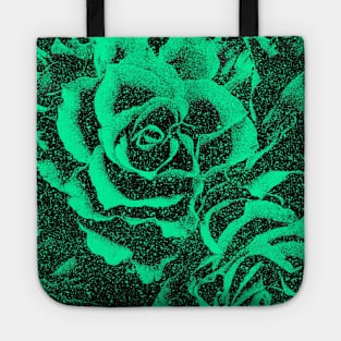 green roses face mask women floral flower vintage pattern mask Tote