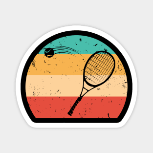 tennis vintage sunset , tennis lover Magnet