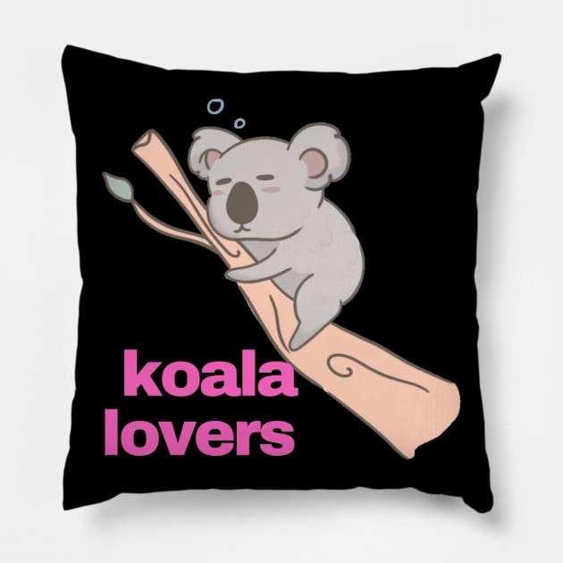 koala lovers Pillow by busines_night