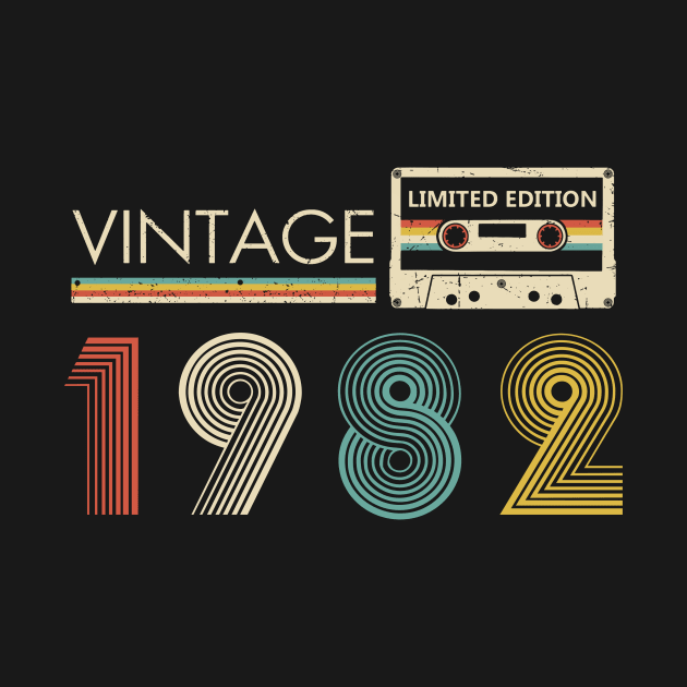 Vintage 1982 Limited Edition Cassette 42nd Birthday by Kontjo