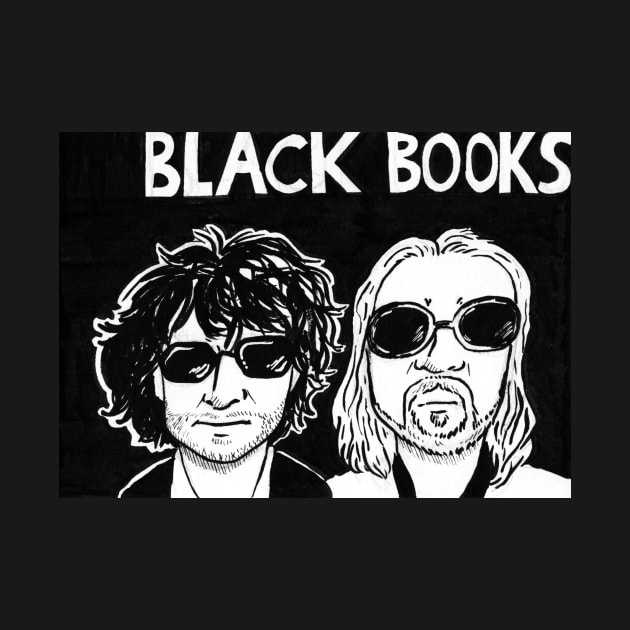 Black Books Bernard and Manny by srw110