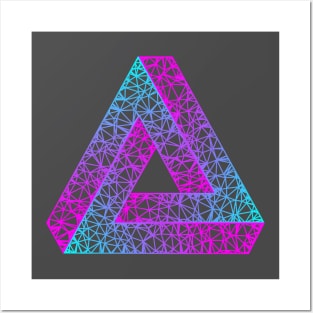 Penrose Triangle -Space Art Print by SeijiArt