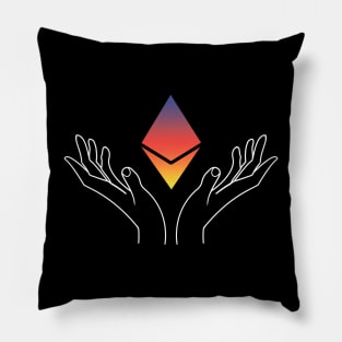 Hodling Ethereum Crypto Pillow