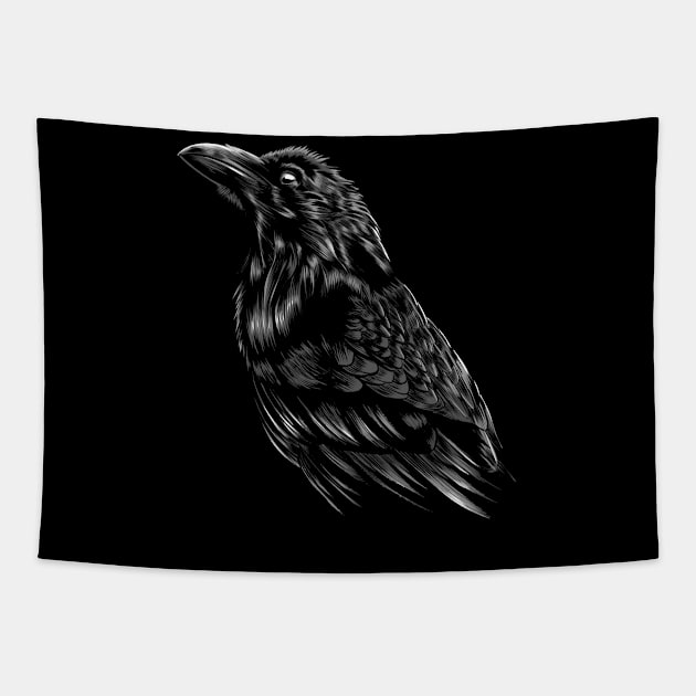 Raven Tapestry by albertocubatas