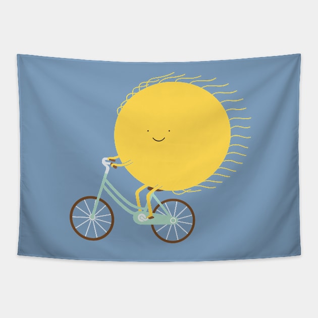 Cycle of the sun Tapestry by milkyprint