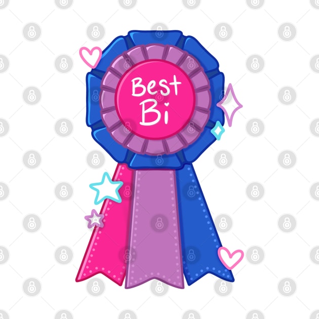 Best Bi Ribbon Bisexual Pride LGBTQ by scrambledpegs