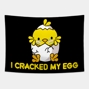 I CRACKED MY EGG (TRANS) Tapestry