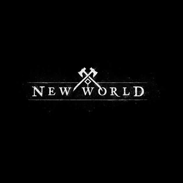 New world logo - Texturized by José Ruiz